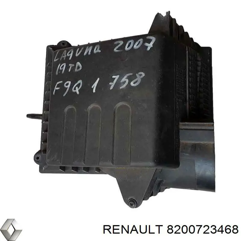 8200723468 Renault (RVI) casco de filtro de aire