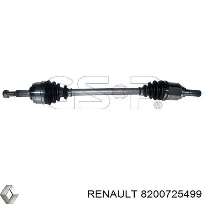 8200725499 Renault (RVI) Semieje delantero izquierdo