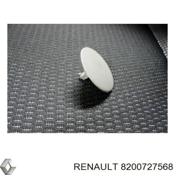 8200727568 Renault (RVI) clip de tapicería de tapa de maletero