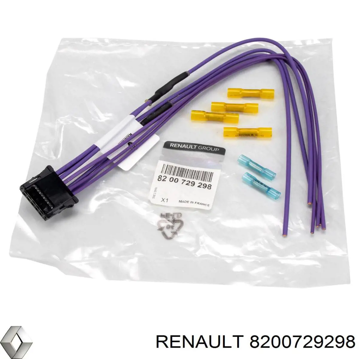 Conector (chip) de la resistencia del motor de la estufa para Renault Scenic (JM)