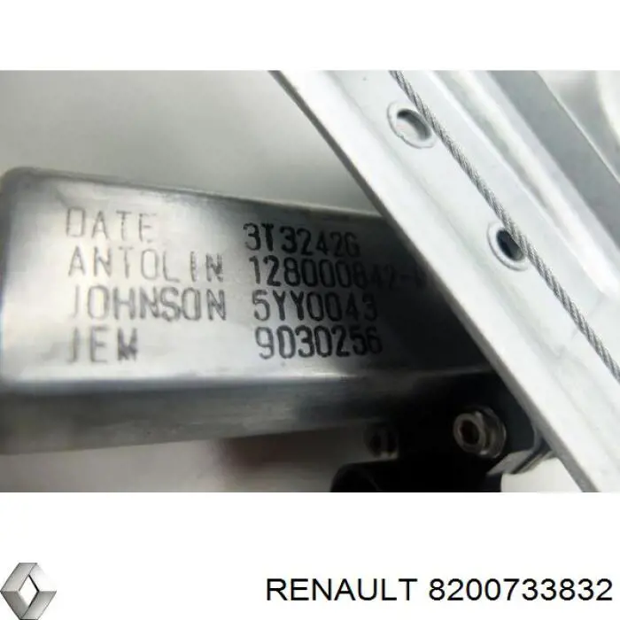Mecanismo de elevalunas de la puerta trasera derecha Renault (RVI) 8200733832 precio, desde 44,64 EUR