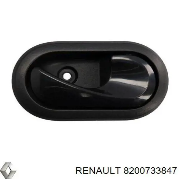 Manecilla de puerta, equipamiento habitáculo, derecha delantera/trasera Renault (RVI) 8200733847