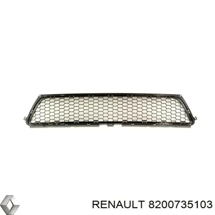 Comprar 8200735103 Renault (RVI) Rejilla del parachoques delantero
