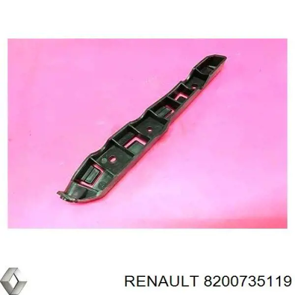 8200735119 Renault (RVI) Guía derecha del parachoques delantero