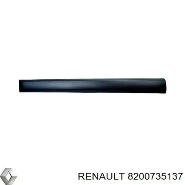 8200735137 Renault (RVI) moldura de la puerta delantera izquierda