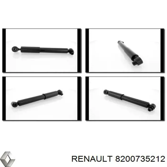 Comprar 8200735212 Renault (RVI) Amortiguador trasero