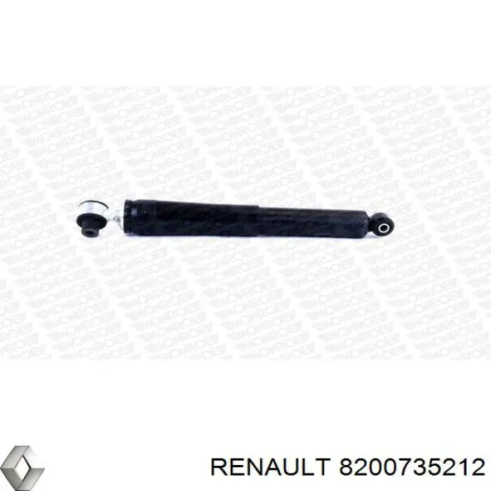 Amortiguador trasero Renault (RVI) 8200735212 precio, desde 45,41 EUR