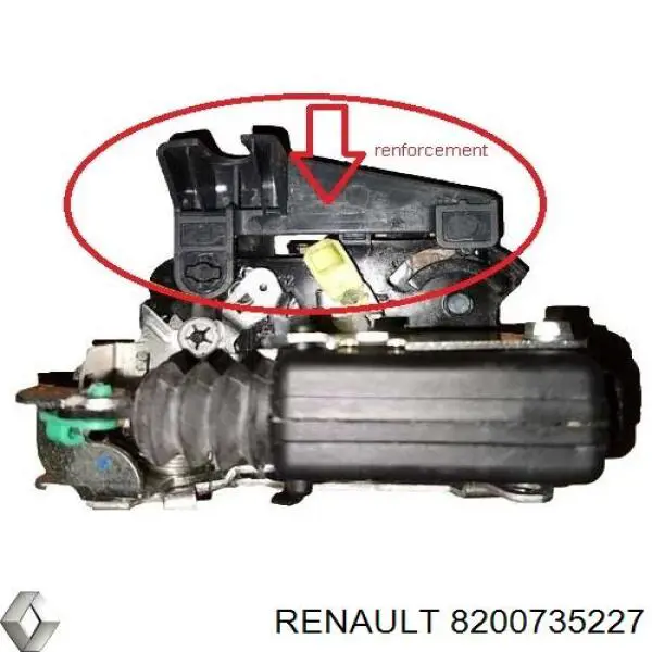 Comprar 8200735227 Renault (RVI) Cerradura de puerta lateral