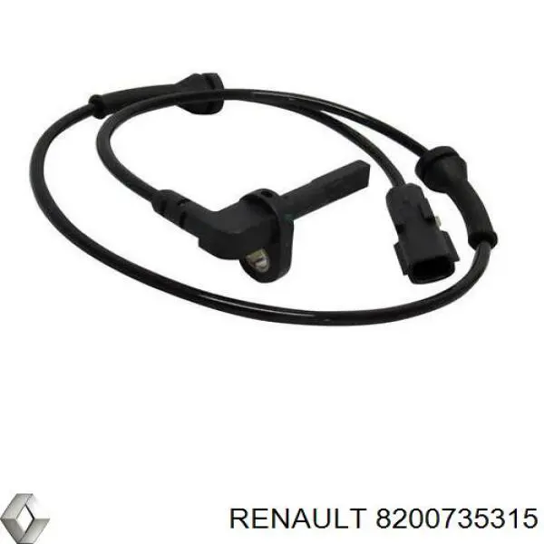 Sensor ABS trasero 8200735315 Renault (RVI)