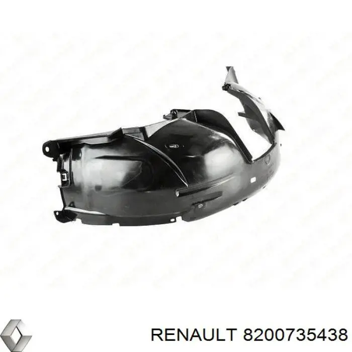 Comprar 8200735438 Renault (RVI) Guardalodos interior izquierdo, guardafango delantero