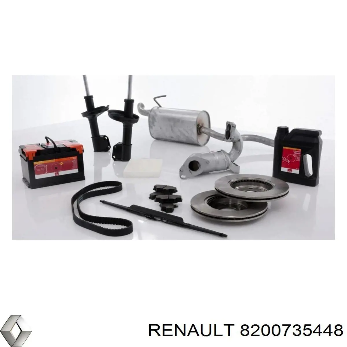 Guía izquierda del parachoques trasero Renault (RVI) 8200735448 precio, desde 6,48 EUR