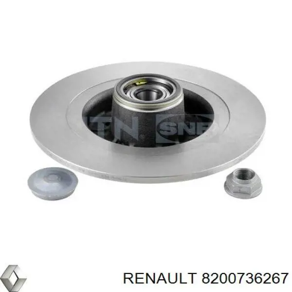 Disco de freno trasero Renault (RVI) 8200736267 precio, desde 86,67 EUR