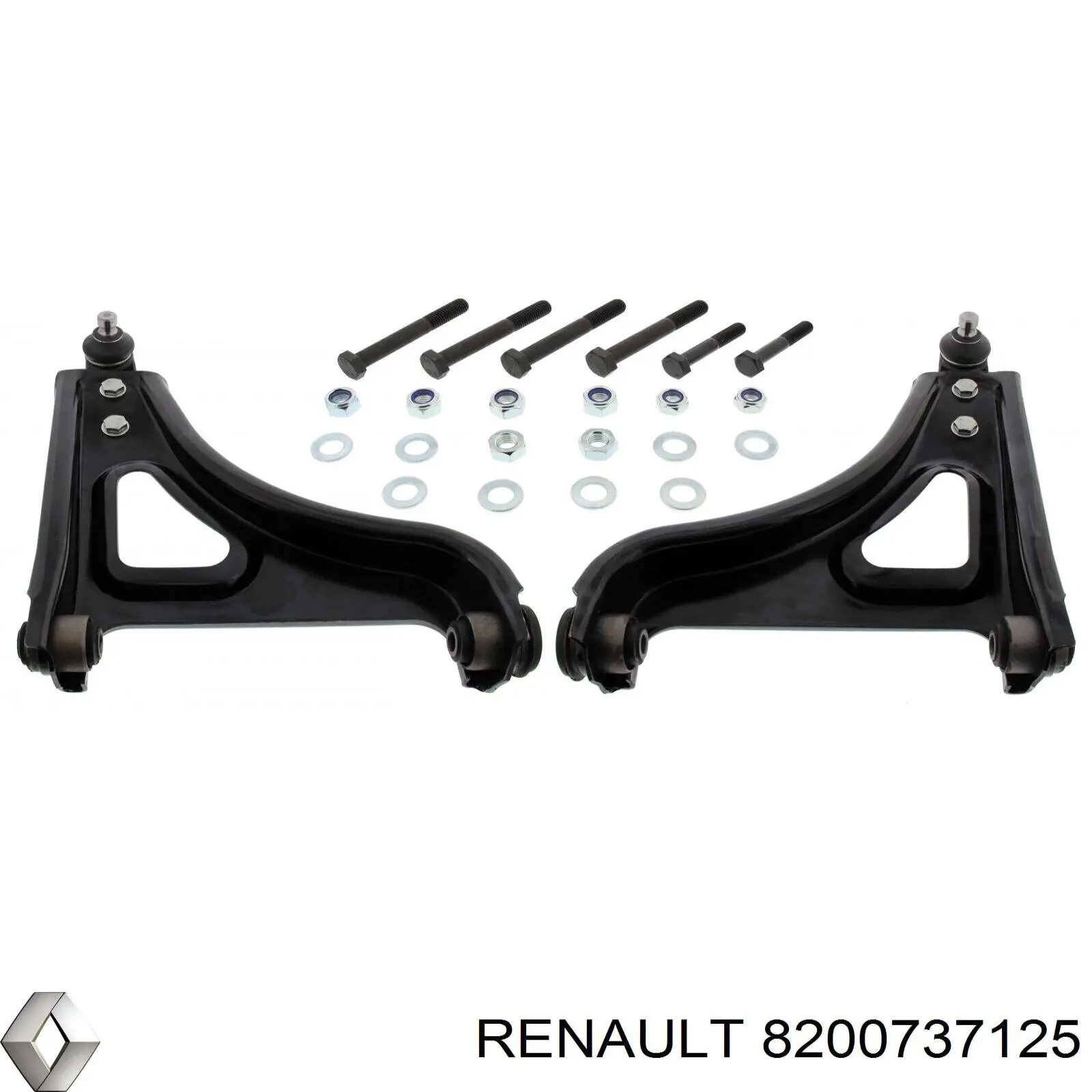 8200737125 Renault (RVI) barra oscilante, suspensión de ruedas delantera, inferior izquierda