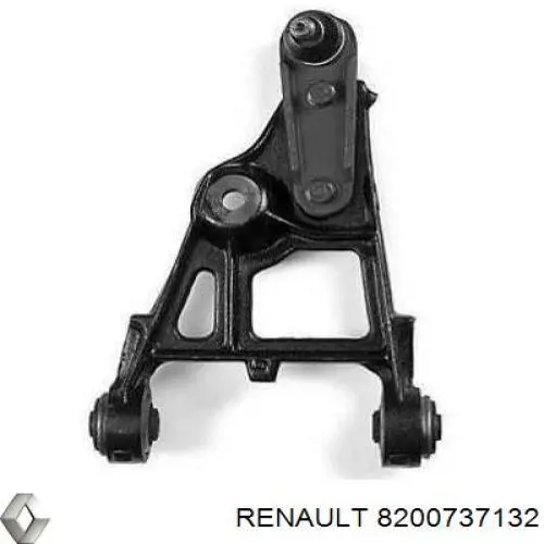 Brazo inferior izquierdo de la suspensión delantera 7700425724 Renault (RVI)