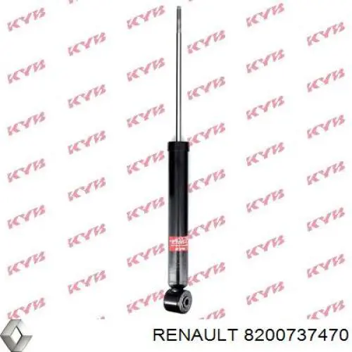 8200737470 Renault (RVI) amortiguador trasero