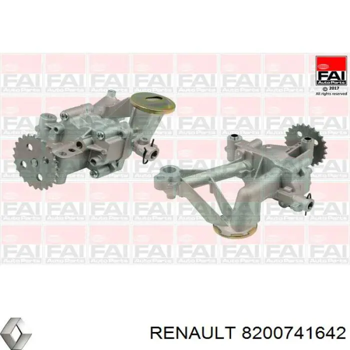 8200741642 Renault (RVI) Bomba de aceite