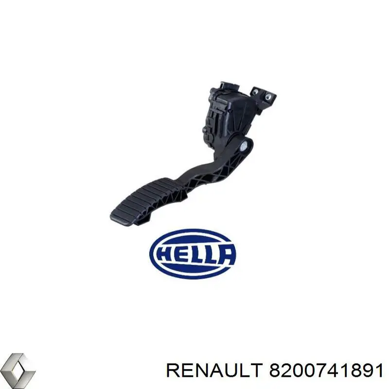 8200741891 Renault (RVI) Pedal de aceleracion