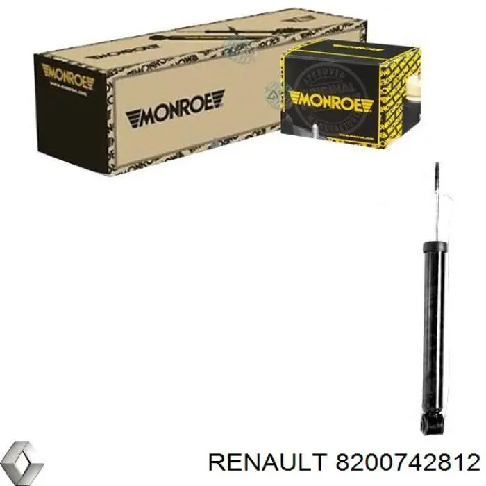 Comprar 8200742812 Renault (RVI) Amortiguador trasero
