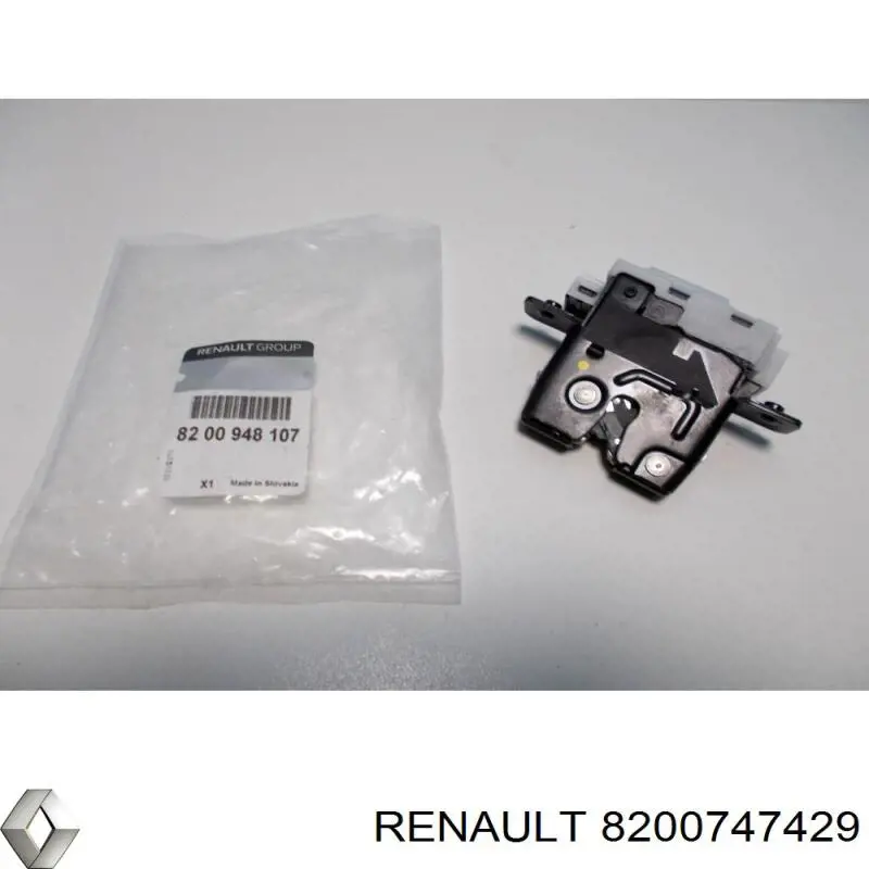 Comprar 8200747429 Renault (RVI) Cerradura de puerta de maletero