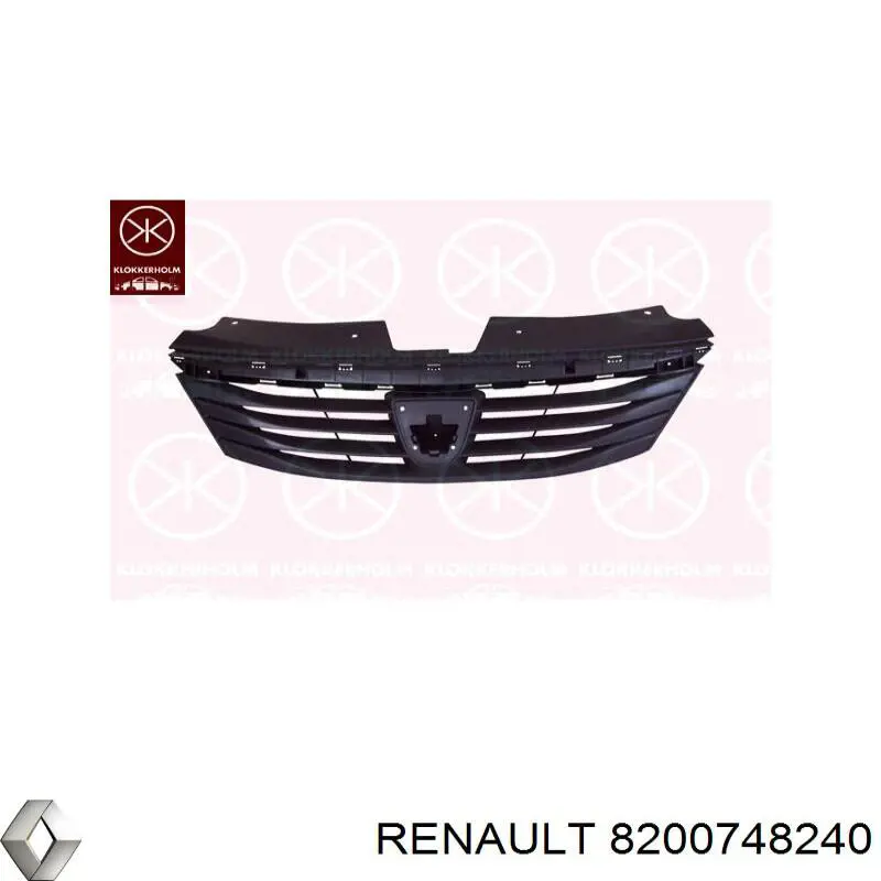 8200748240 Renault (RVI) parrilla