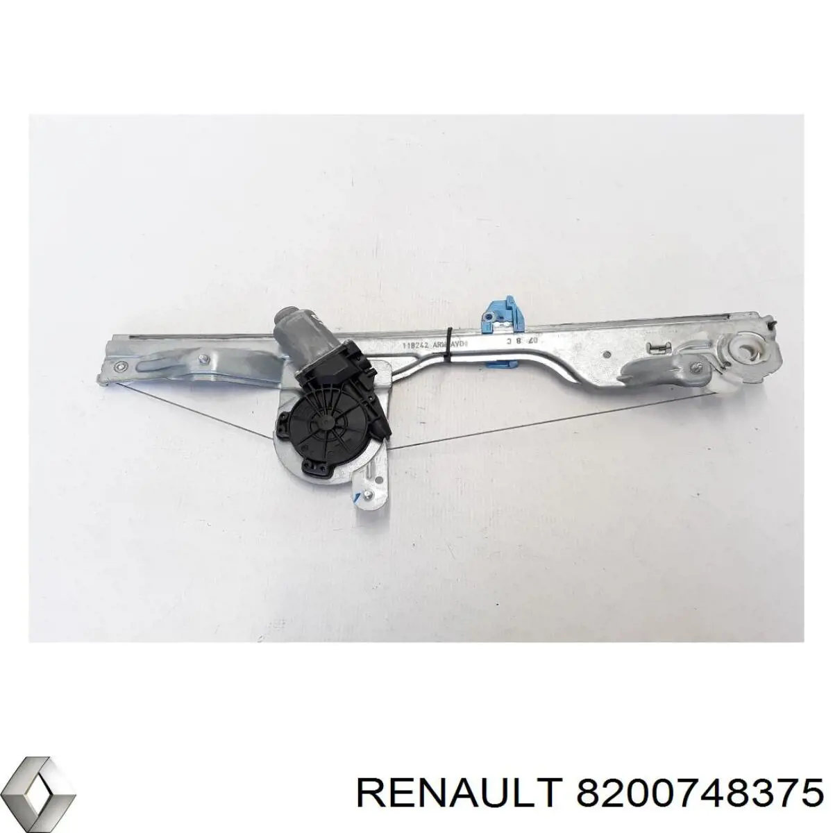 8200748375 Renault (RVI) mecanismo de elevalunas, puerta delantera derecha