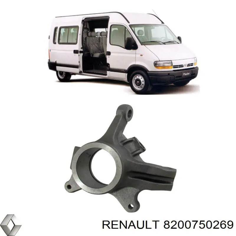 8200750269 Renault (RVI) Mangueta delantera derecha