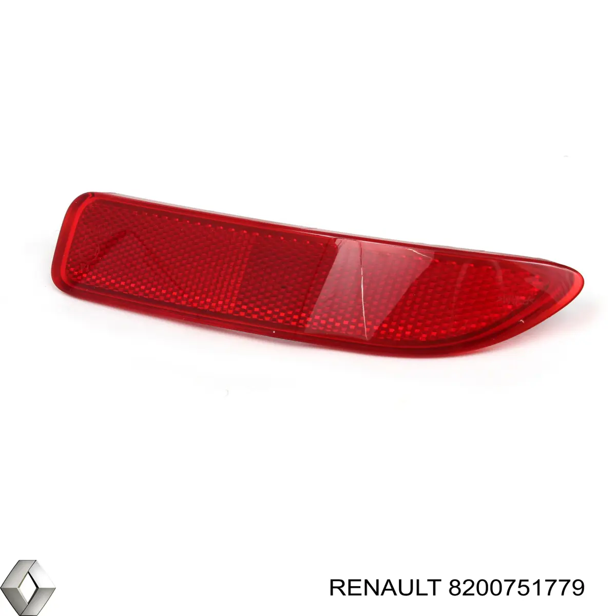 8200751779 Renault (RVI) reflector, parachoques trasero, izquierdo