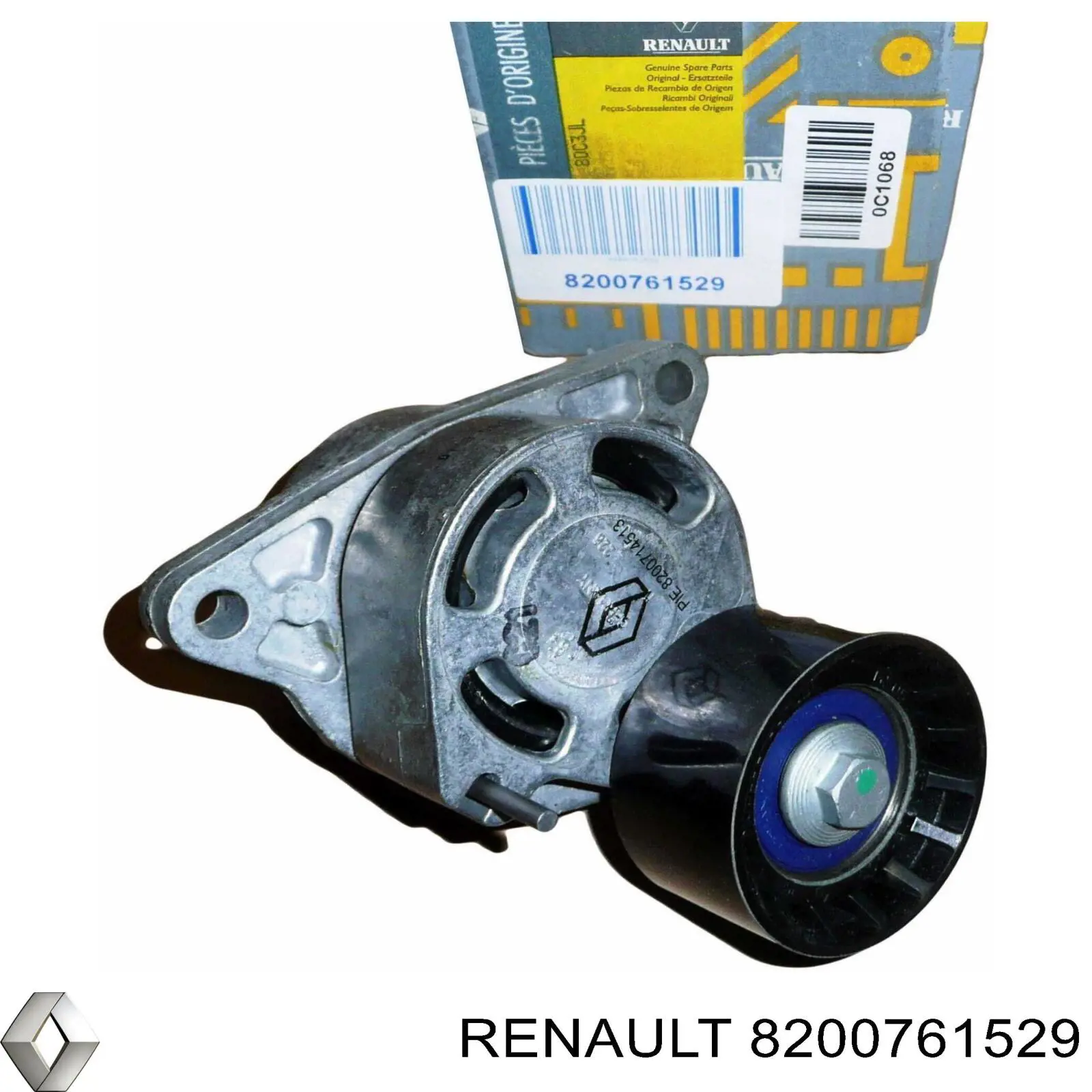 8200761529 Renault (RVI) tensor de correa, correa poli v