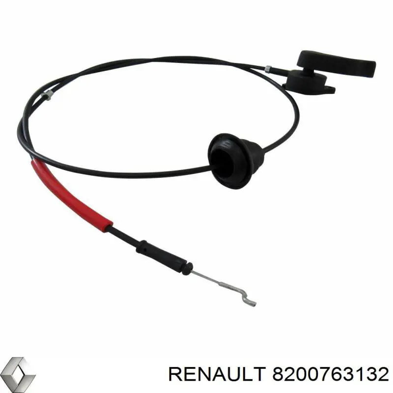Cable de capó del motor 8200763132 Renault (RVI)