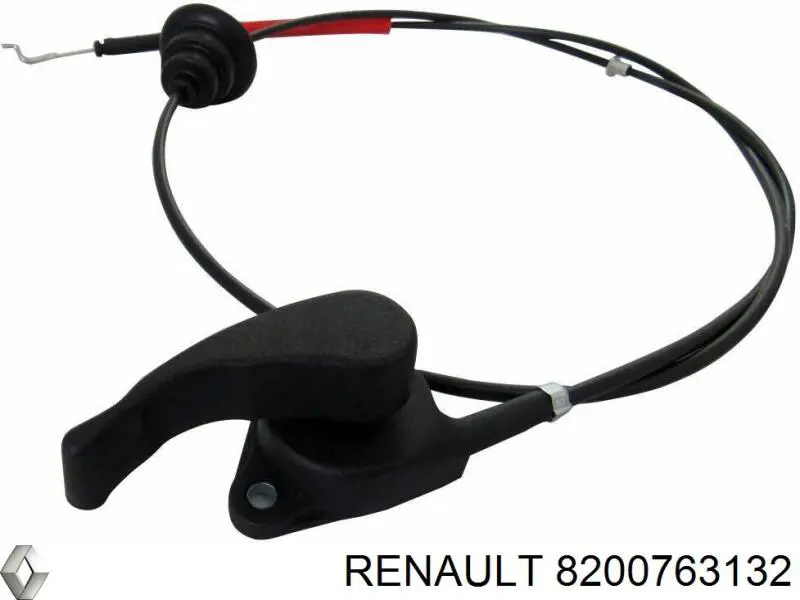 8200763132 Renault (RVI) cable de apertura de capó del motor