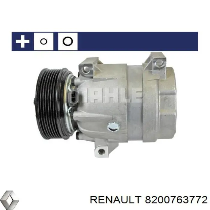 8200763772 Renault (RVI) compresor de aire acondicionado