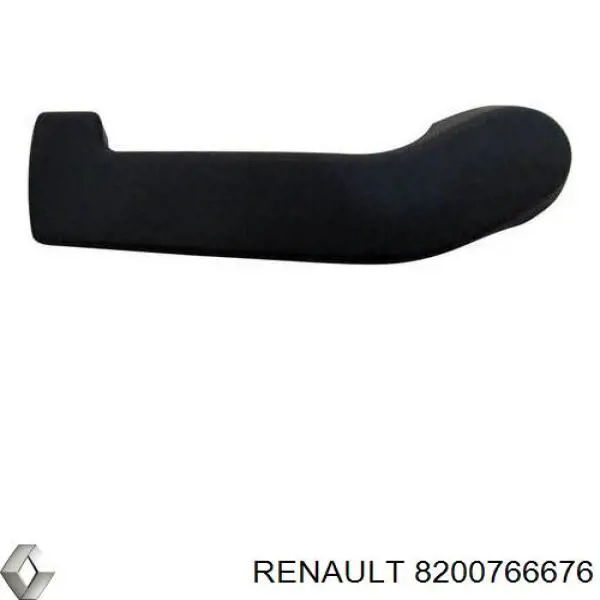 Manecilla de puerta de batientes, derecha interior Renault (RVI) 8200766676
