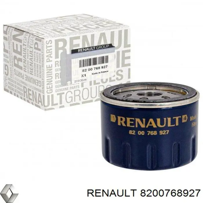 Filtro de aceite 8200768927 Renault (RVI)