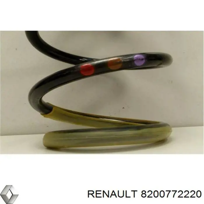 8200772220 Renault (RVI) muelle de suspensión eje trasero