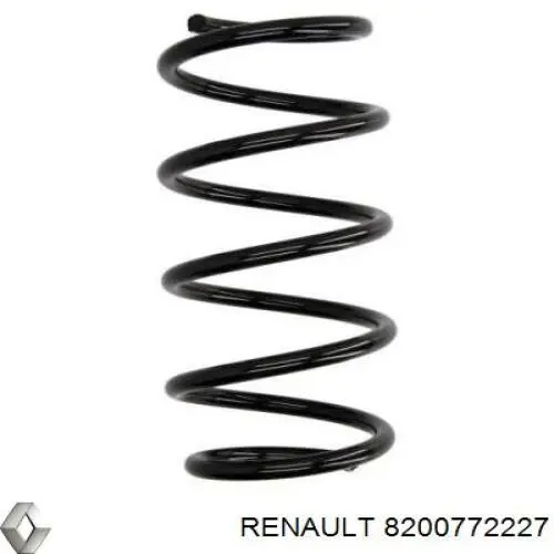 8200772227 Renault (RVI) muelle de suspensión eje delantero