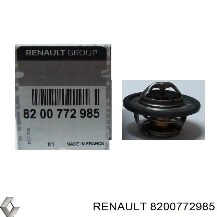 Termostato, refrigerante Renault Laguna 2 BG0, BG1