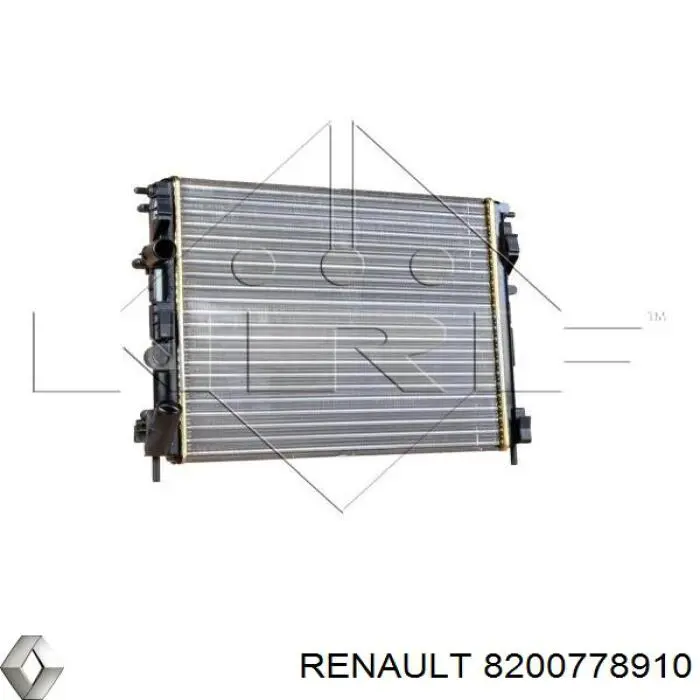 8200778910 Renault (RVI) radiador refrigeración del motor