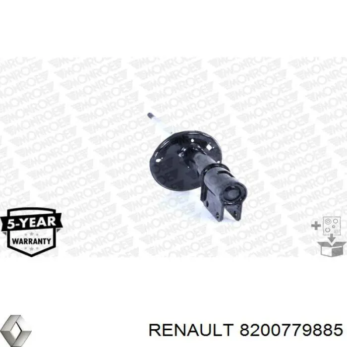 8200779885 Renault (RVI) amortiguador delantero