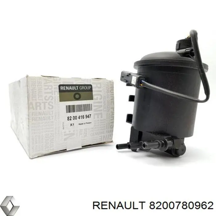 Caja del filtro de combustible 8200780962 Renault (RVI)