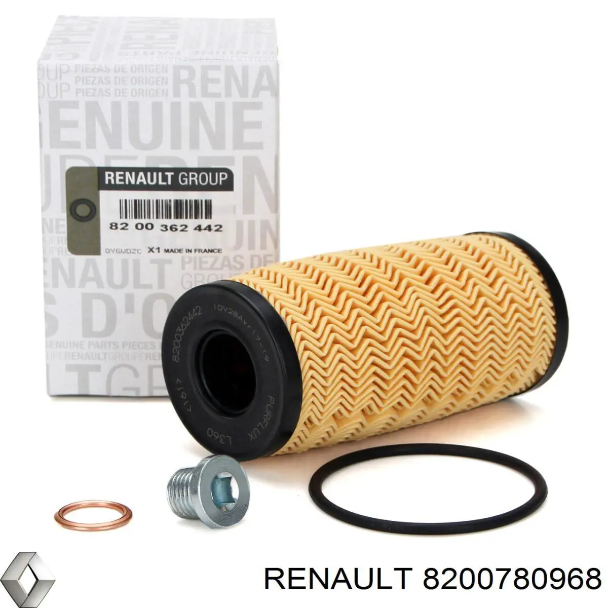 8200780968 Renault (RVI) caja, filtro de combustible