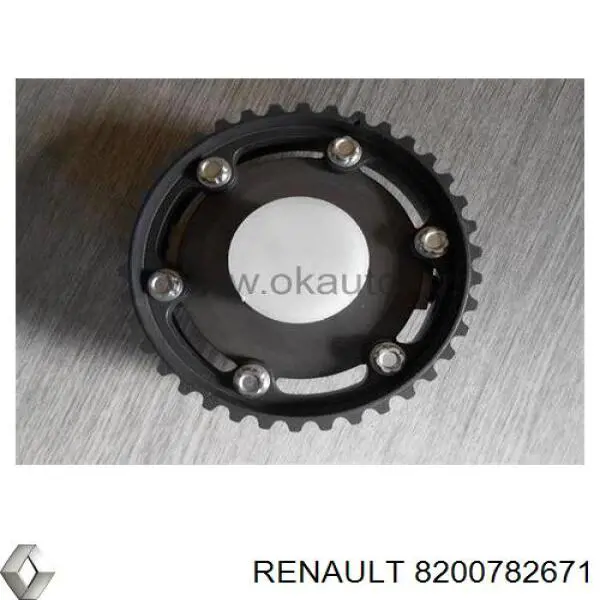 Rueda dentada del árbol de levas de admisión 8200782671 Renault (RVI)