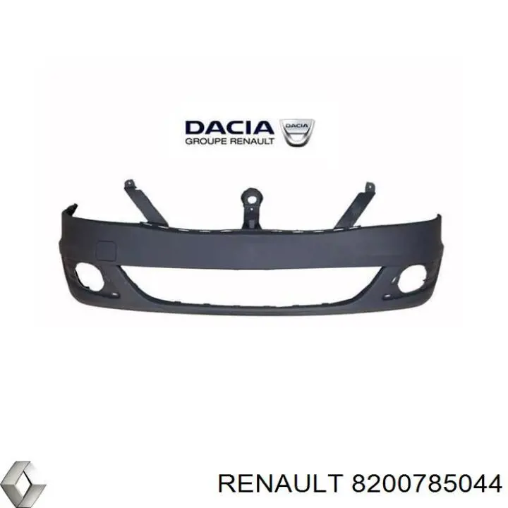 620226434R Renault (RVI) paragolpes delantero