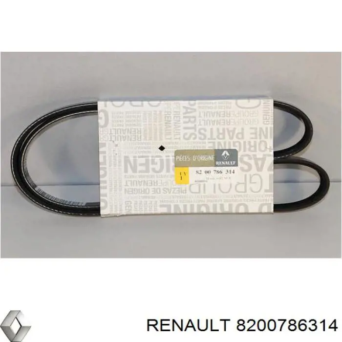 8200786314 Renault (RVI) correa trapezoidal