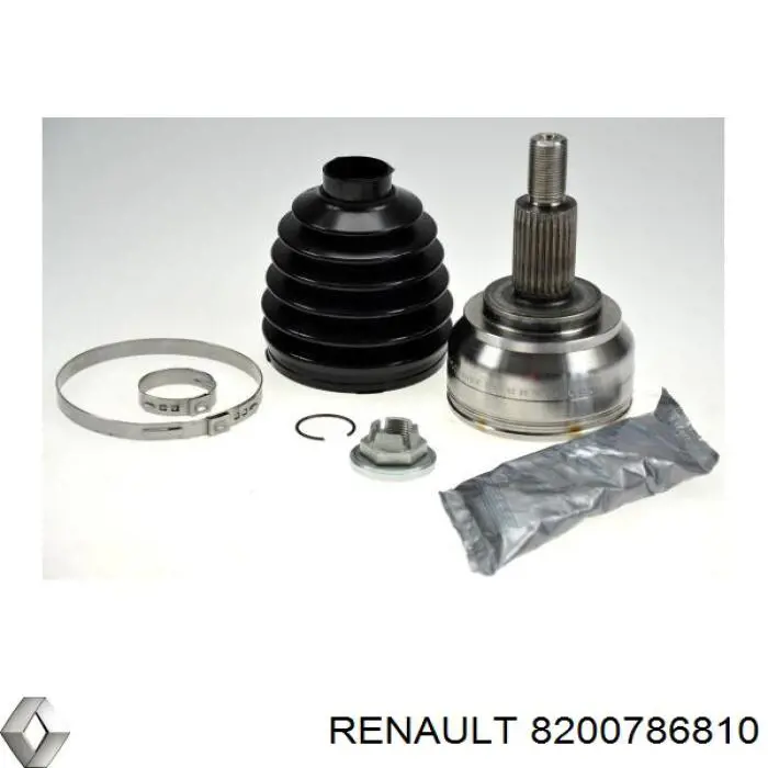 8200786810 Renault (RVI) árbol de transmisión delantero derecho