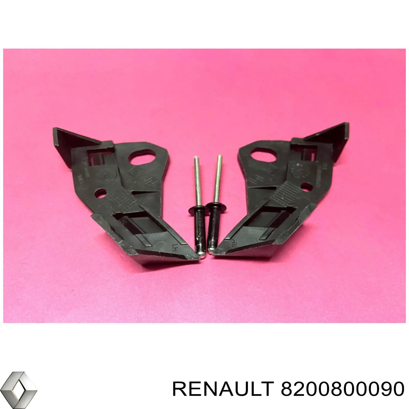 8200800090 Renault (RVI) soporte de parachoques delantero izquierdo