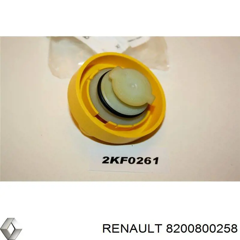 8200800258 Renault (RVI) Tapa, tubuladura de relleno de aceite