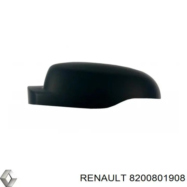 8200801908 Renault (RVI) cubierta de espejo retrovisor izquierdo