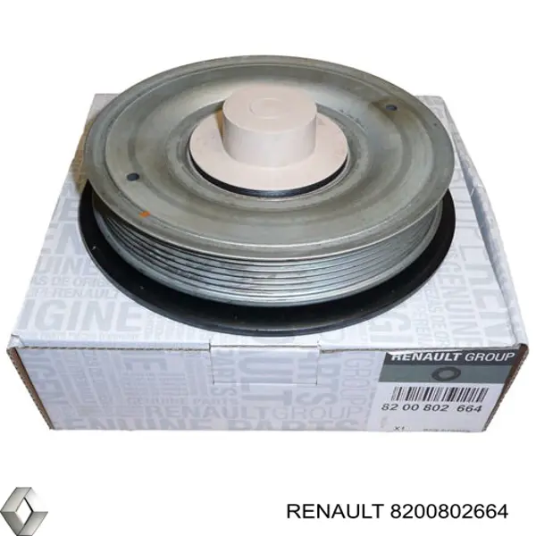 Polea de cigüeñal 8200802664 Renault (RVI)
