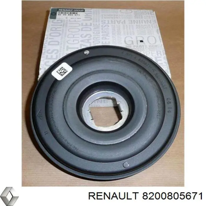 Comprar 8200805671 Renault (RVI) La polea del cigüeñal