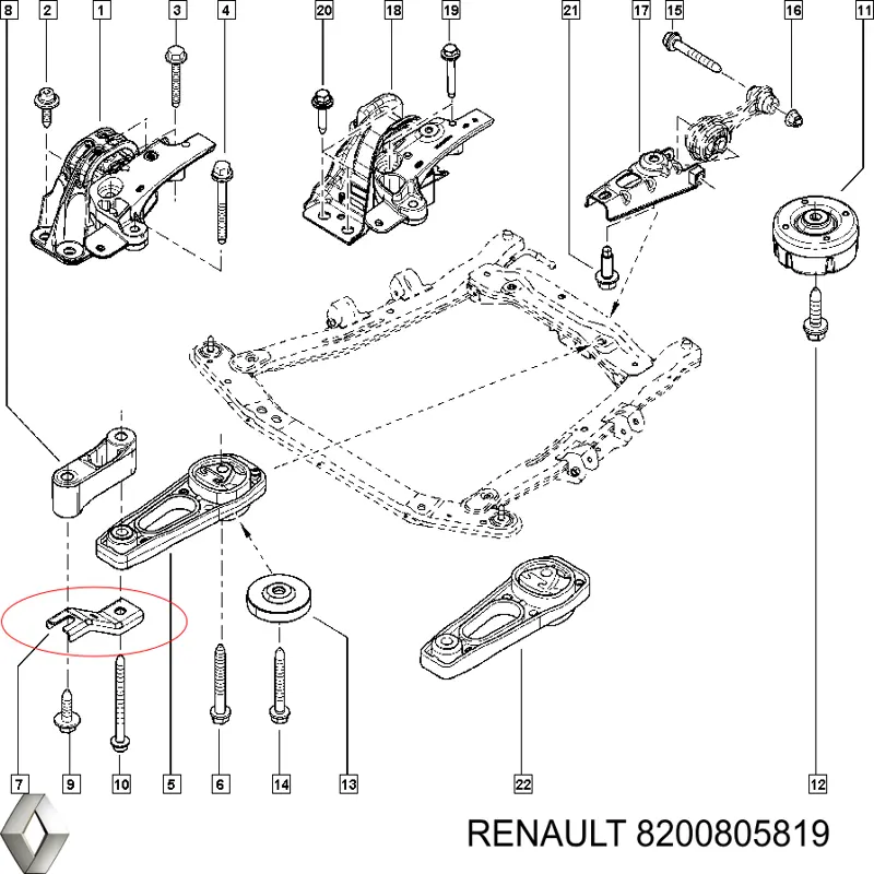 8200805819 Renault (RVI)